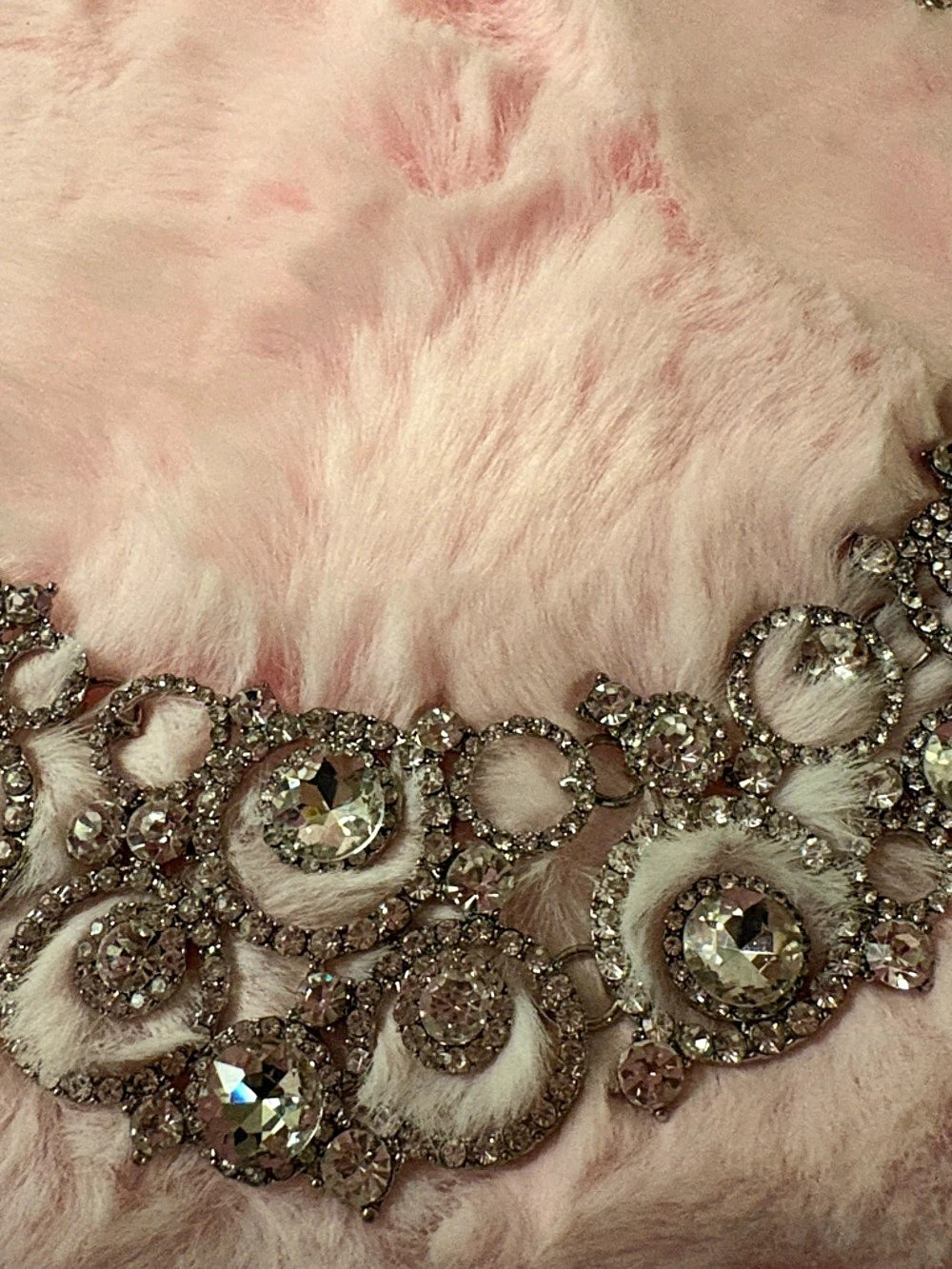 Wedding Clear & Silver Rhinestone Statement Necklace